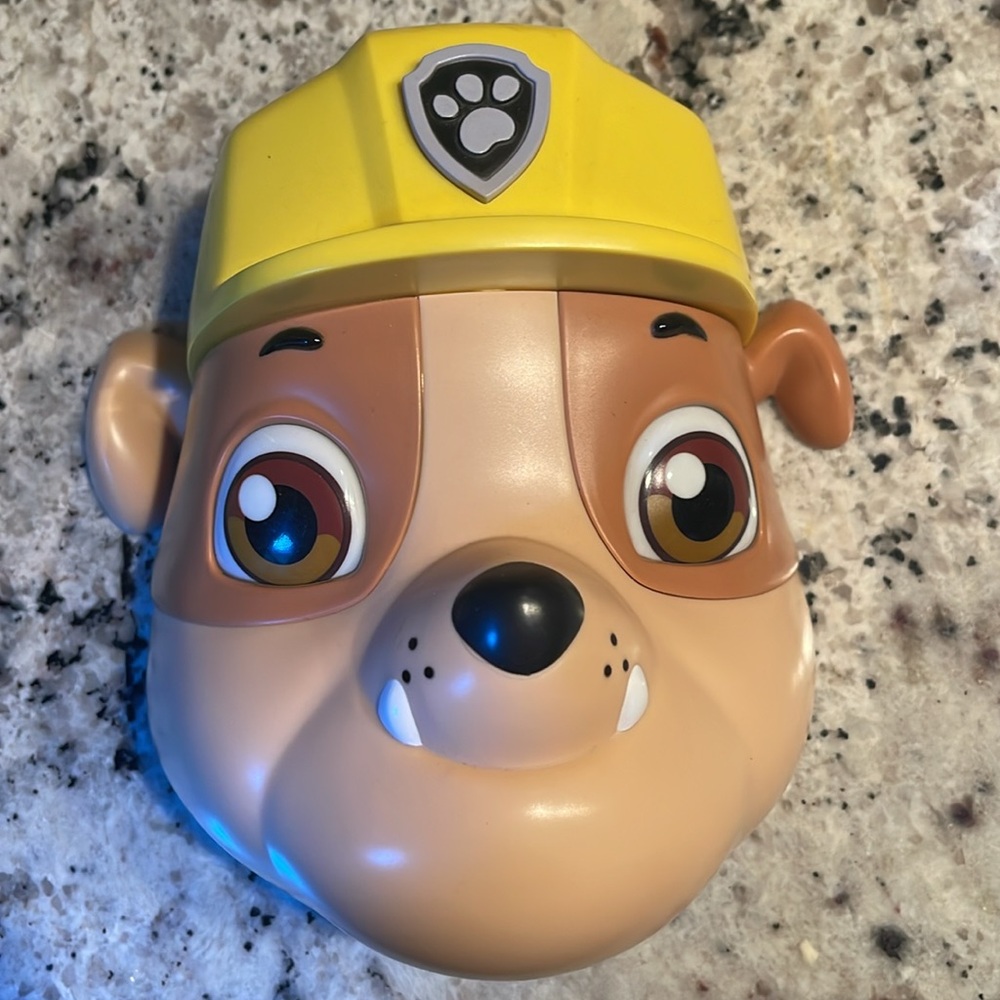 Paw Patrol Rubble 3d Deco Light Wall Art  Night Lite Pup Spin Master Toys light